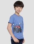 Little M Adventure Print Kaos Anak Laki-laki