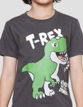 Little M Kaos Lengan Pendek Anak Laki-laki Print Trex
