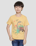 Little M Kaos Lengan Pendek Anak Laki-laki Print Dino