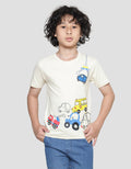 Little M Car Hanging Boys Short Sleeve T-Shirt