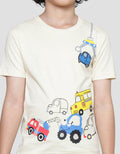 Little M Car Hanging Boys Short Sleeve T-Shirt