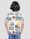 Little M Train Tracktor Boys T-Shirt