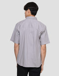 Nevada Solid Plain Look 27 Kemeja Lengan Pendek Pria