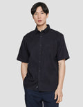 Nevada Solid Plain Look 27 Kemeja Lengan Pendek Pria