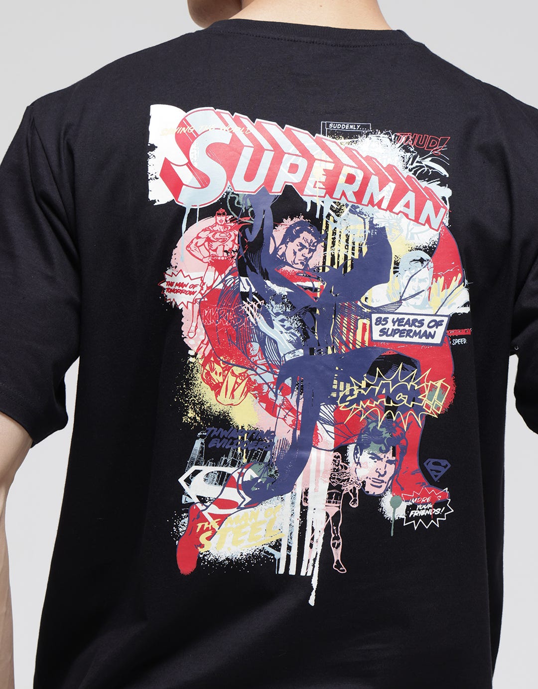 Nevada Superman Back Front Print Men's T-Shirt