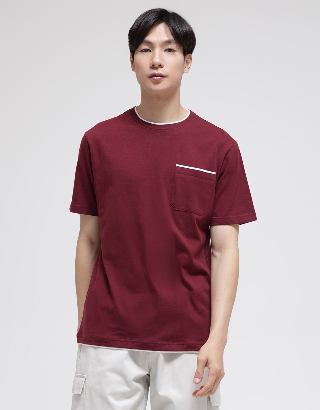 Nevada Pocket List Kaos Casual Pria