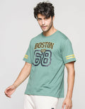 Nevada Short Sleeve T-Shirt Print And Embro Boston