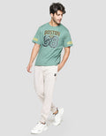 Nevada Short Sleeve T-Shirt Print And Embro Boston