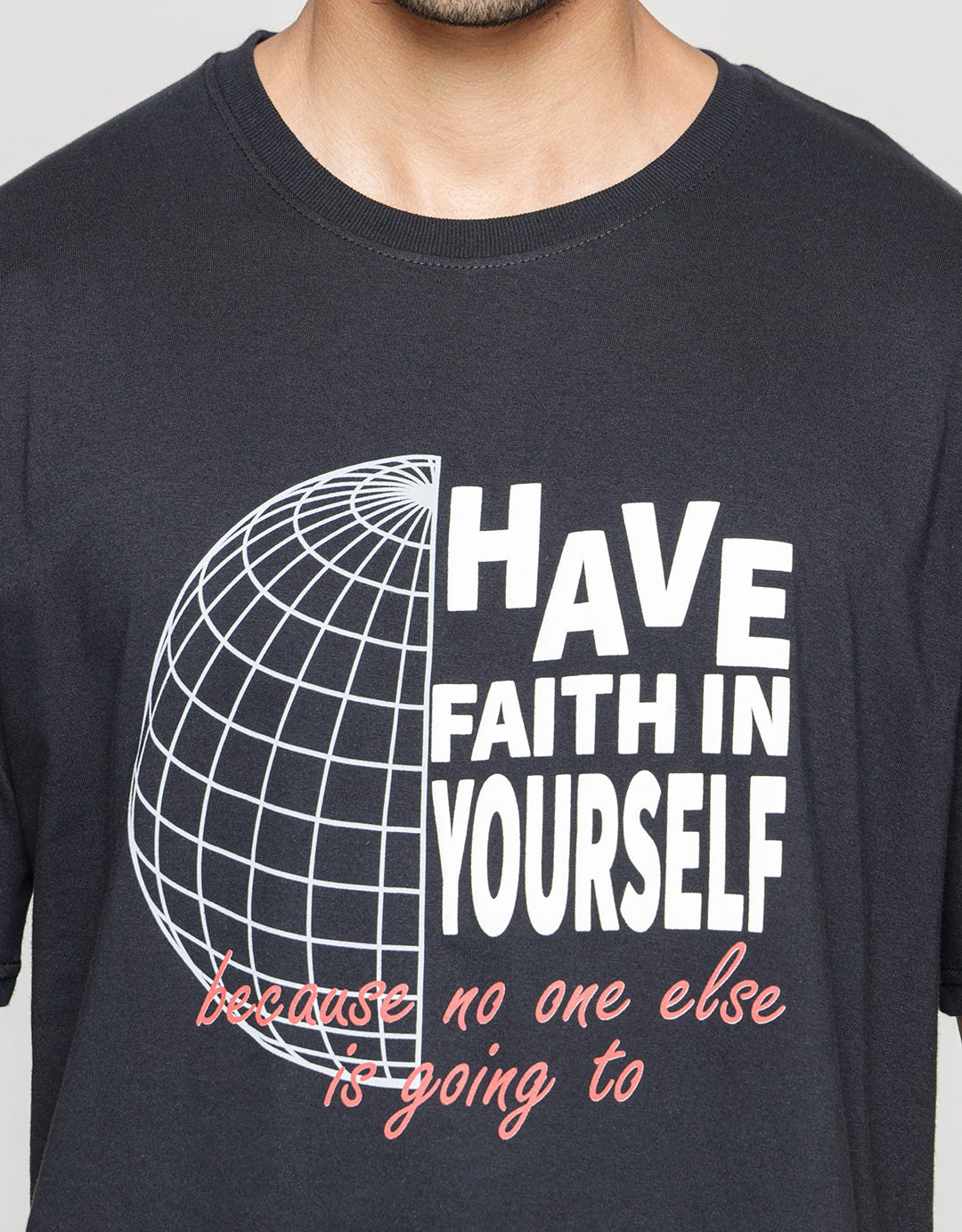 Nevada Short Sleeve T-Shirt Print Have Faith In Yourself