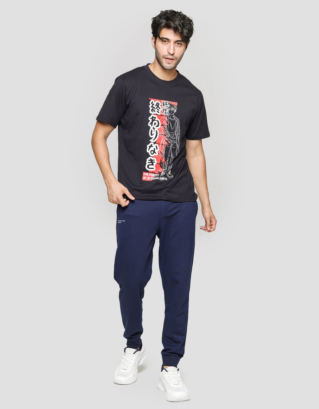 Nevada Anime Print Casual Men's T-Shirt