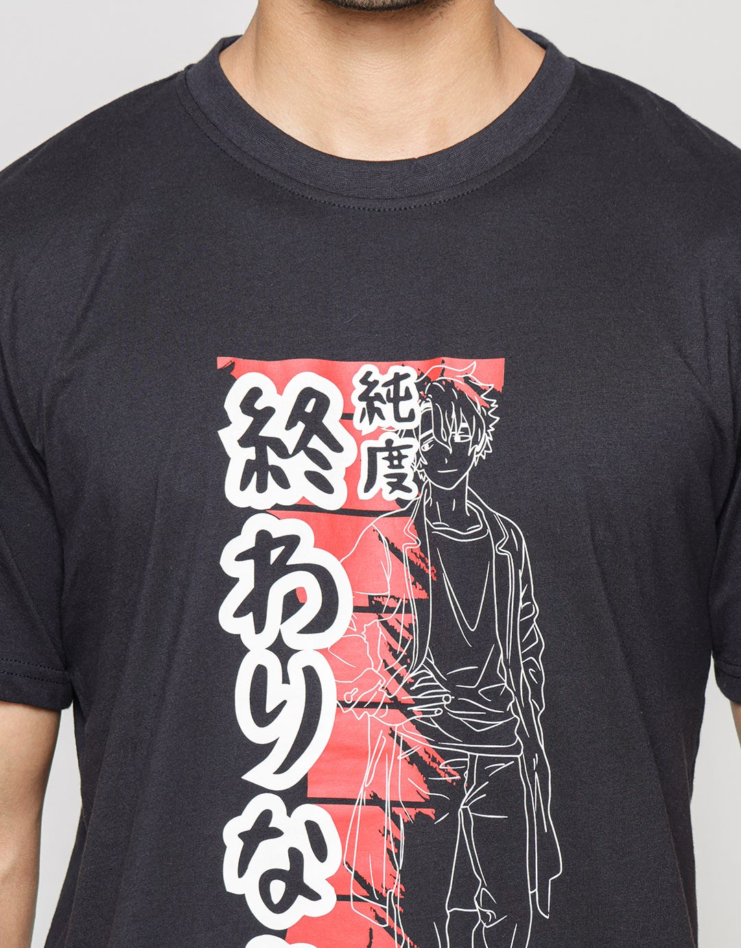 Nevada Anime Print Casual Men's T-Shirt