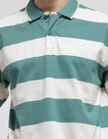 Nevada Short Sleeve Polo Shirt Jersey Medium Stripe