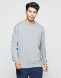 Nevada Sweater With Woven Label Men