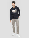 Nevada Sweatshirt Round Neck The Cities Print