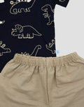 Pipiniko Set Woven Polo Fp Dino