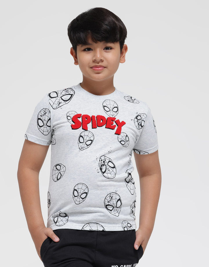 Marvel Face Chenille SPD Kaos Anak Laki-laki
