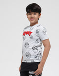 Marvel Face Chenille SPD Kaos Anak Laki-laki