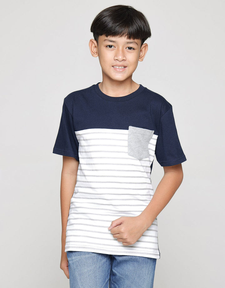 Nevada Stripe Pocket Boys T-Shirt