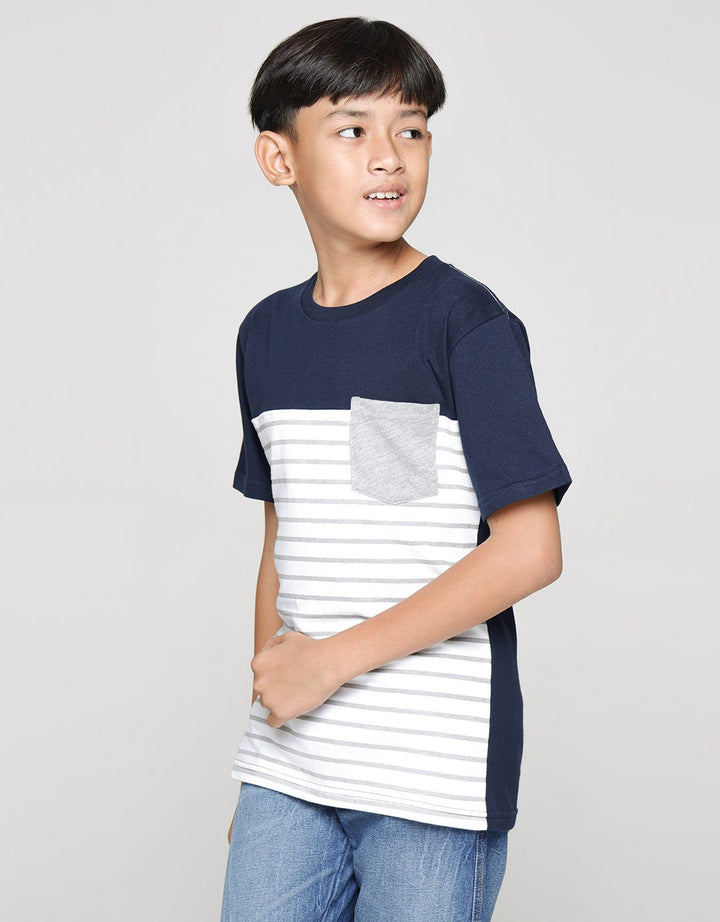 Nevada Stripe Pocket Boys T-Shirt