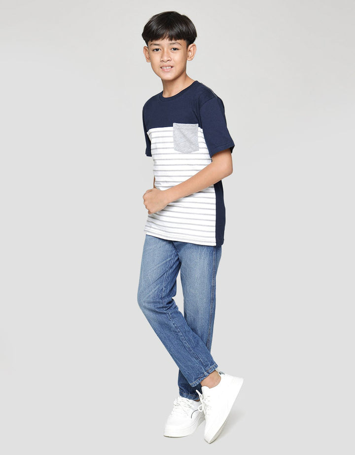 Nevada Stripe Pocket Boys T-Shirt