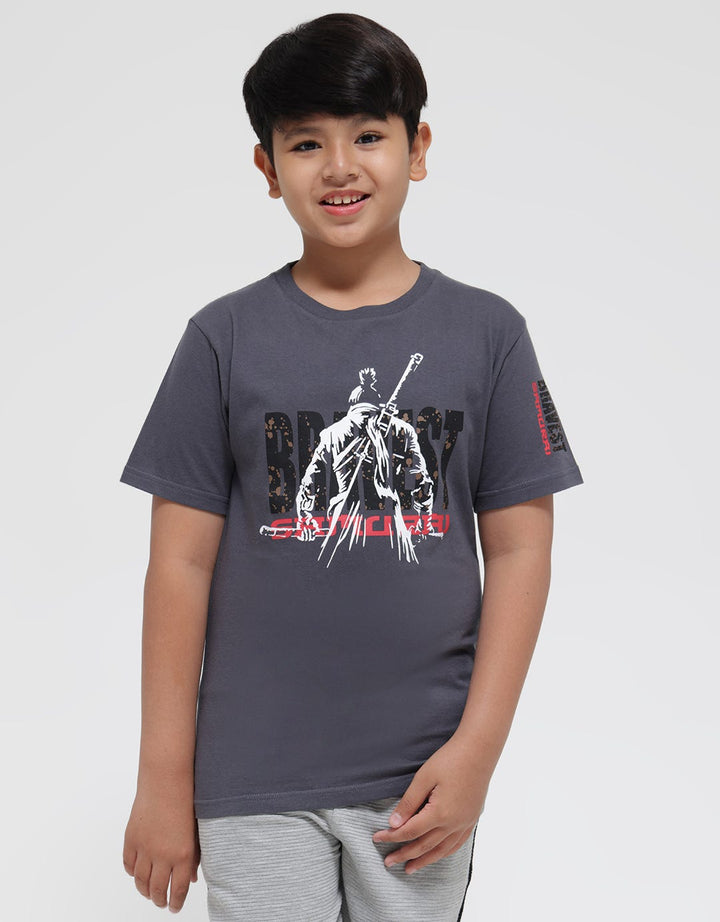 Nevada Anime Print TS Kaos Anak Laki-laki