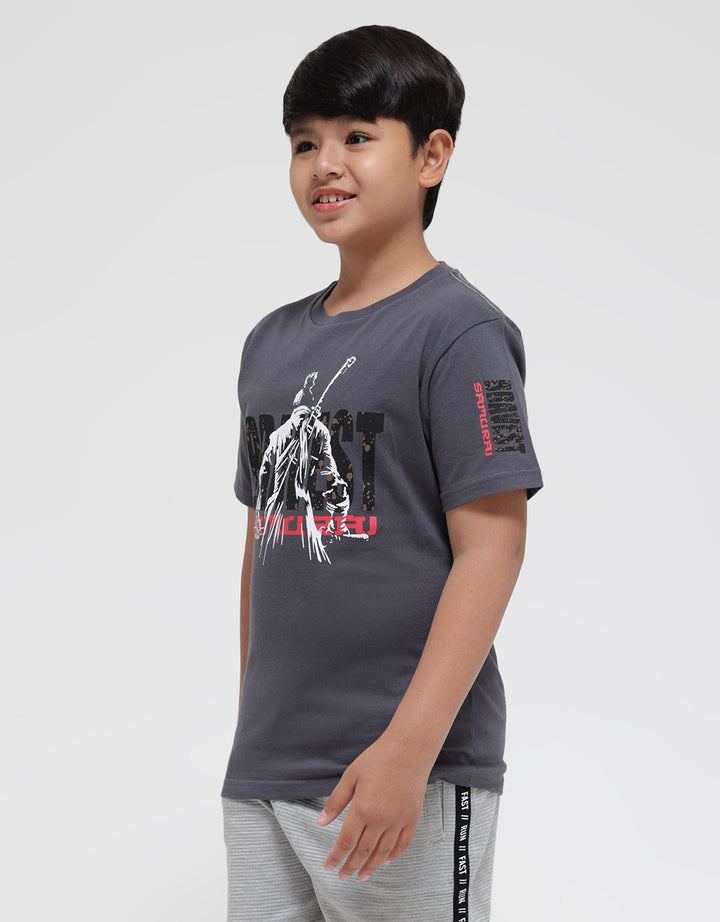Nevada Anime Print TS Kaos Anak Laki-laki