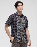 Krisna Wahyu Kemeja Batik Print Pria