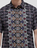 Krisna Wahyu Kemeja Batik Print Pria