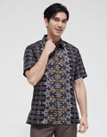 Krisna Wahyu Kemeja Batik Print Pria