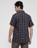 Krisna Wahyu Kemeja Batik Print Pria