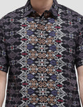 Krisna Wahyu Kemeja Batik Print Pria