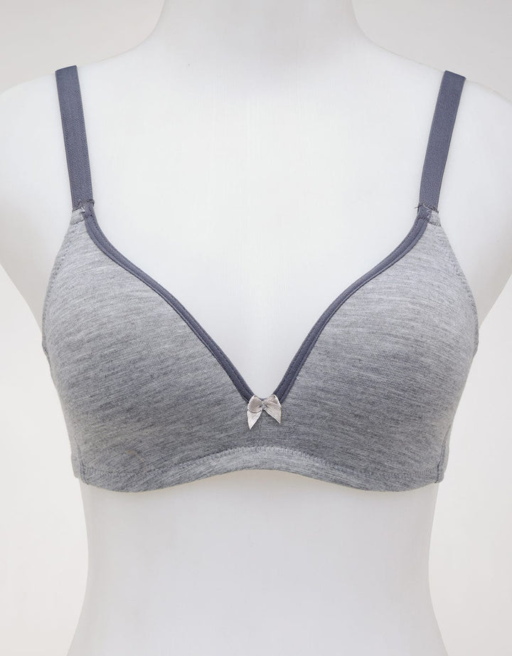 Nevada Non Push Up Regular Bra Nw Rib Two Tone