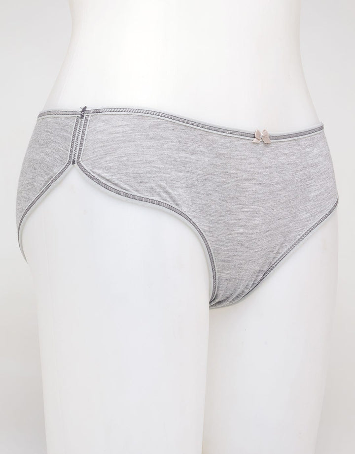 Nevada Brief Midi Panty Two Tone Pastel Blue List