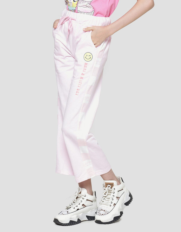 Aero Wide Leg Good Vibe Celana Panjang Anak Perempuan