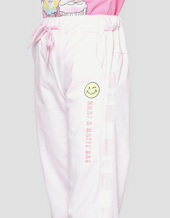 Aero Wide Leg Good Vibe Celana Panjang Anak Perempuan