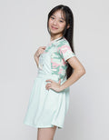 Aero Short Sleeve Midi Dress Overall Camo Girls Army