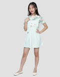 Aero Short Sleeve Midi Dress Overall Camo Girls Army