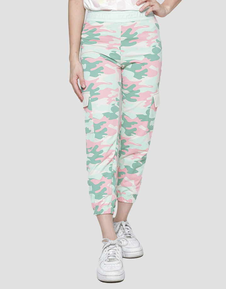 Aero Camo Cargo Jogger Pants for Girls