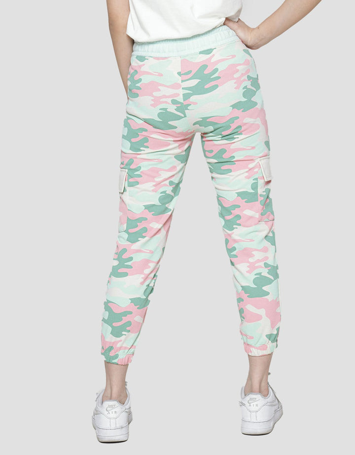 Aero Camo Cargo Jogger Pants for Girls