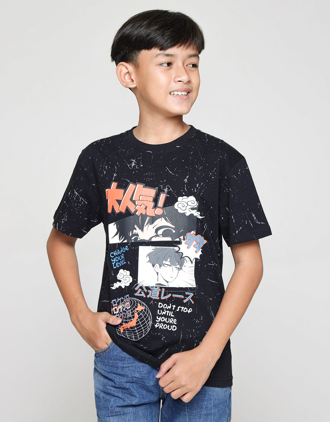 Nevada Anime Character Boys T-Shirt