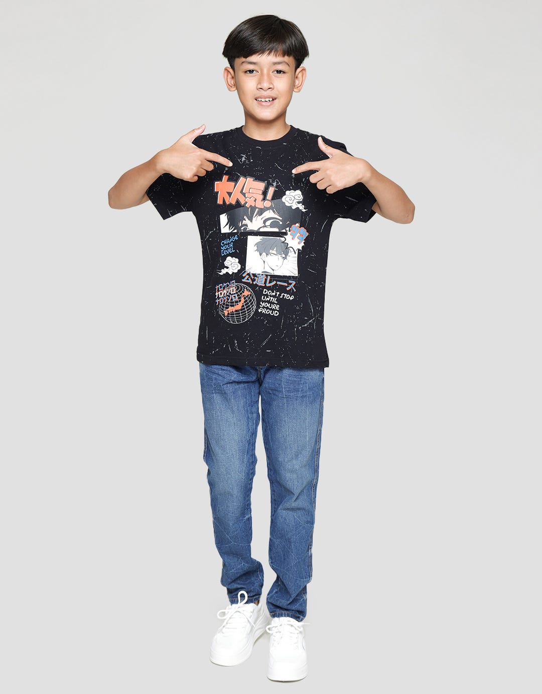 Nevada Anime Character Boys T-Shirt