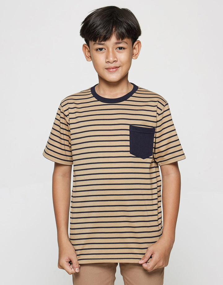 Nevada Short Sleeve T-Shirt Yarndyed Stripe