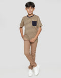 Nevada Short Sleeve T-Shirt Yarndyed Stripe