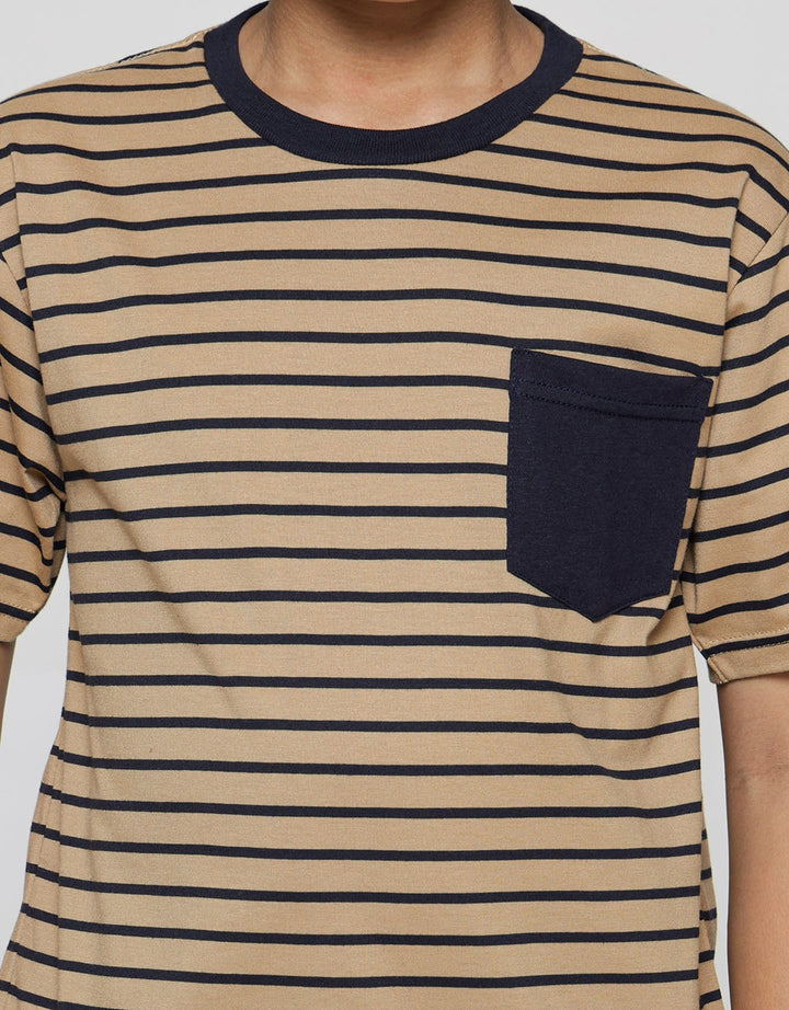 Nevada Short Sleeve T-Shirt Yarndyed Stripe