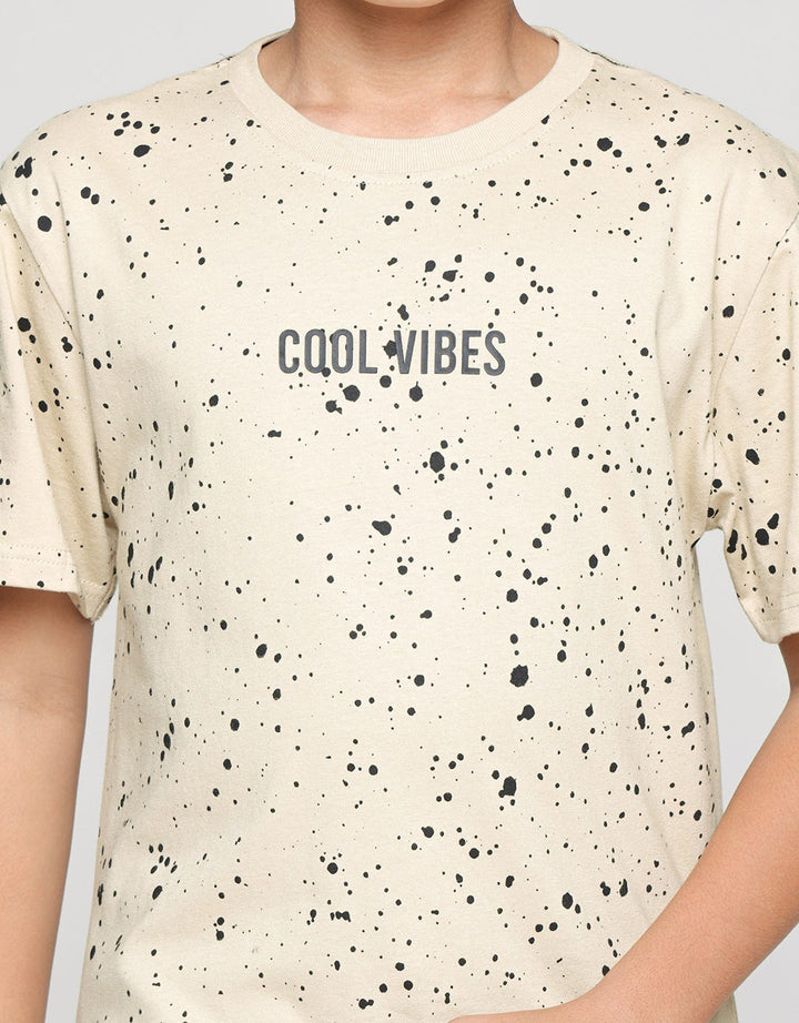 Nevada Splash Cool Vibes Kaos Anak Laki-laki