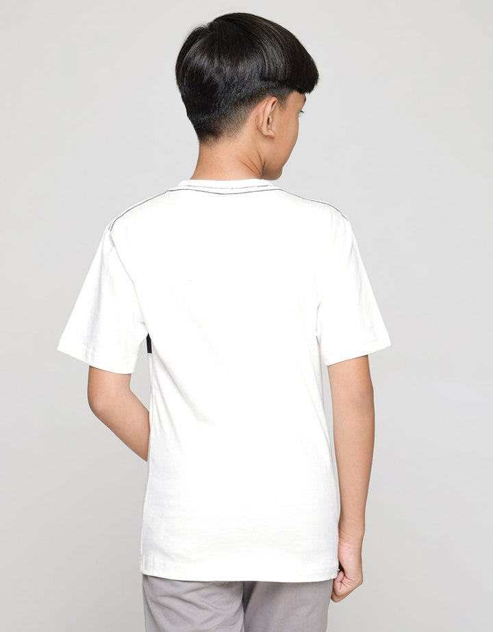 Nevada Stripe Solid Kaos Anak Laki-laki