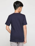 Nevada Stripe Solid Print Boys T-Shirt
