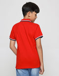 Nevada Kaos Polo Solid Stripe Anak Laki-Laki