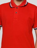 Nevada Kaos Polo Solid Stripe Anak Laki-Laki