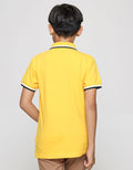Nevada Wangki Lacoste Solid Kaos Polo Anak Laki-Laki